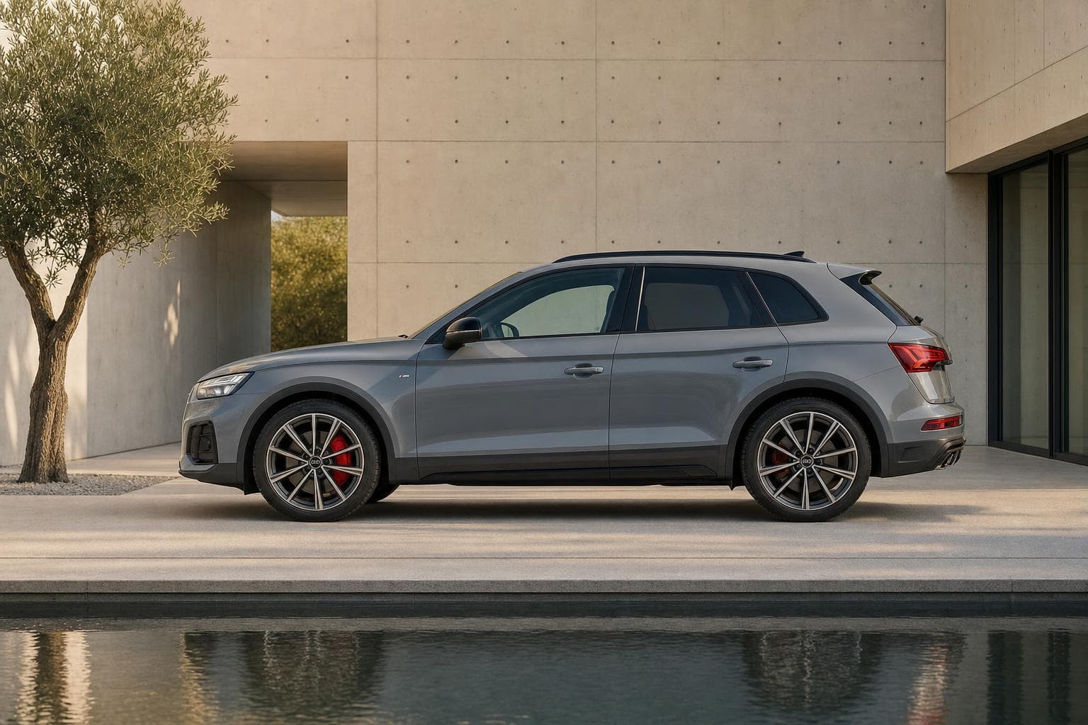 Audi SQ5 – Zijaanzicht profiel